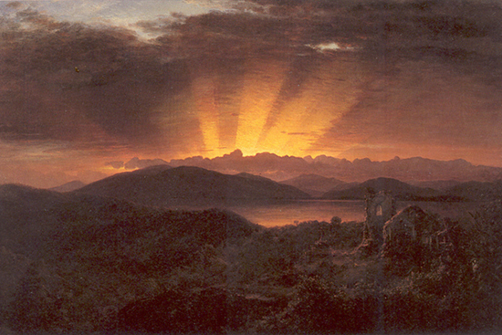 The Afterglow by Frederic Church